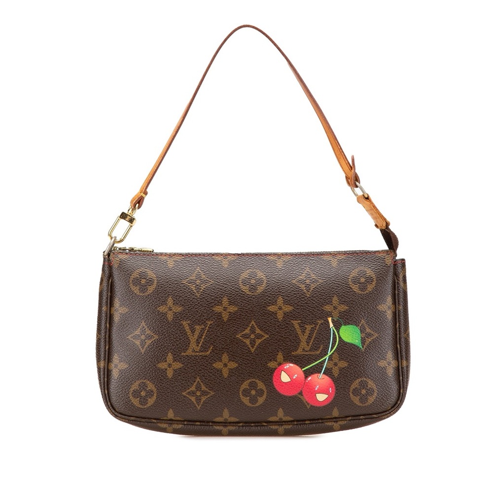 Louis Vuitton Takashi Murakami Monogram Cherry Pochette Accessoires